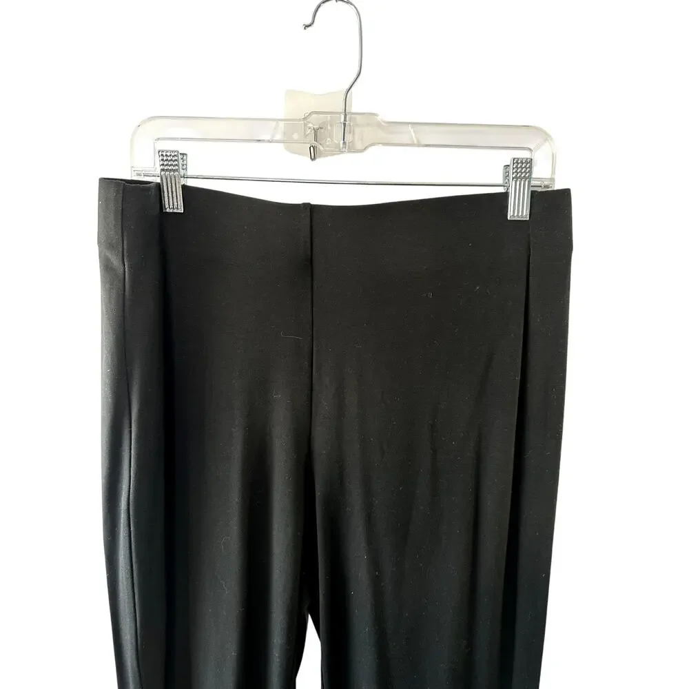 J.Jill Denim Pull-On Black Forward Seam Slim Ankle Pants Women's Medium